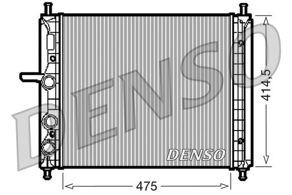 Radiator, racire motor DRM09034 DENSO