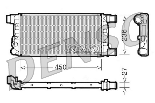 Radiator, racire motor DRM09041 DENSO