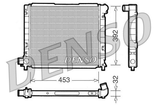 Radiator, racire motor DRM09051 DENSO