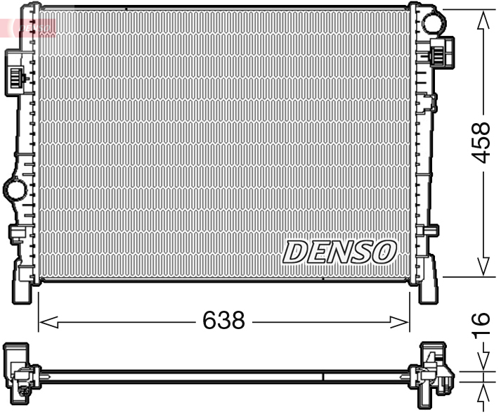 Radiator, racire motor DRM09054 DENSO