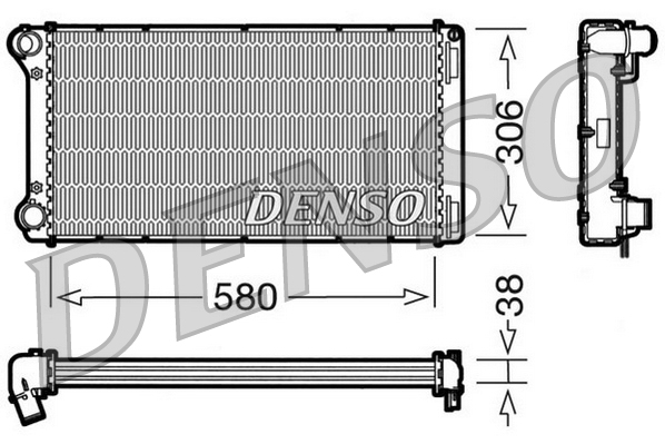 Radiator, racire motor DRM09098 DENSO