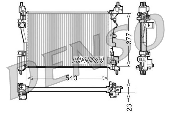 Radiator, racire motor DRM09109 DENSO