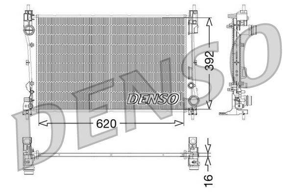 Radiator, racire motor DRM09115 DENSO