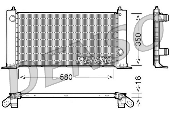 Radiator, racire motor DRM09121 DENSO