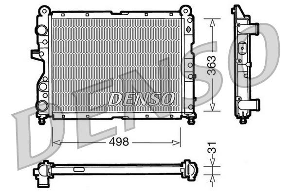 Radiator, racire motor DRM09131 DENSO