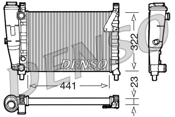Radiator, racire motor DRM09143 DENSO