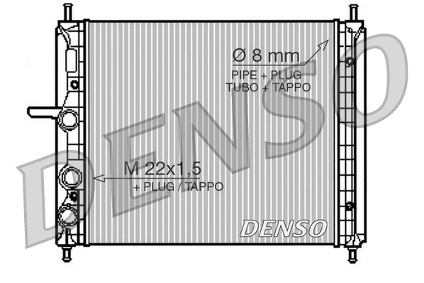 Radiator, racire motor DRM09150 DENSO