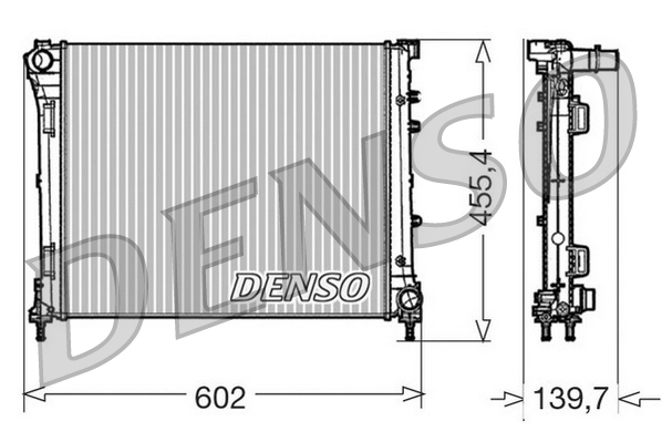 Radiator, racire motor DRM09162 DENSO