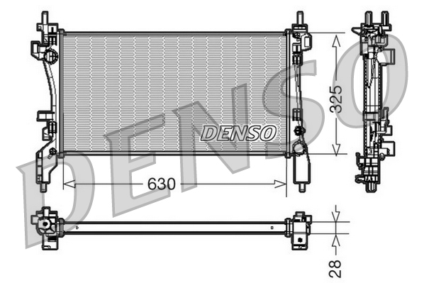 Radiator, racire motor DRM09173 DENSO