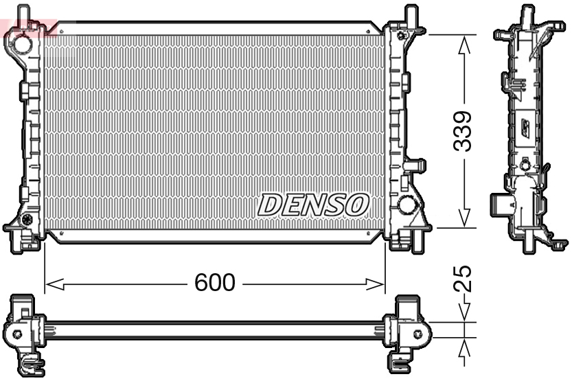Radiator, racire motor DRM10003 DENSO