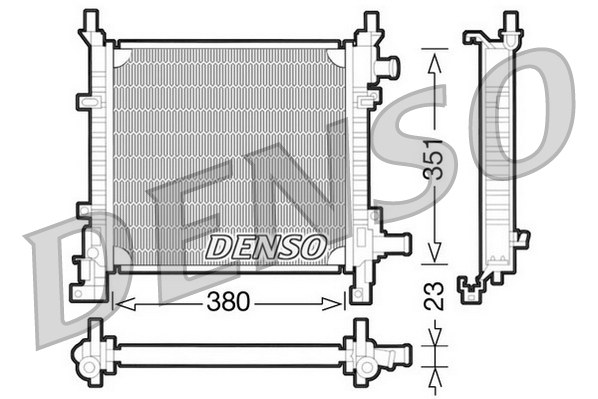 Radiator, racire motor DRM10061 DENSO