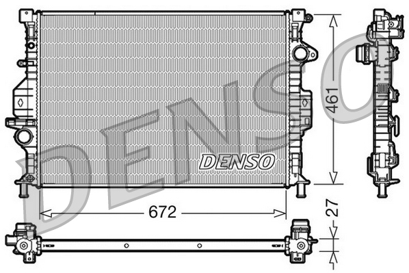 Radiator, racire motor DRM10069 DENSO