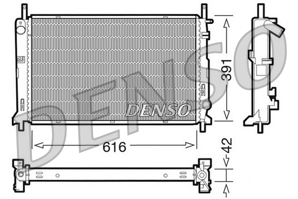 Radiator, racire motor DRM10071 DENSO
