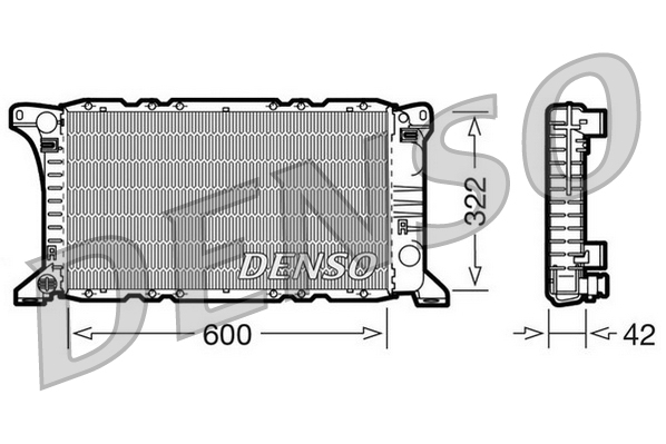 Radiator, racire motor DRM10091 DENSO
