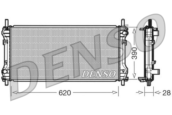 Radiator, racire motor DRM10102 DENSO