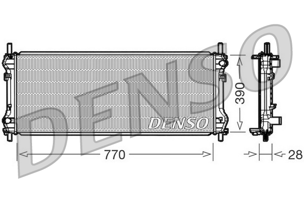 Radiator, racire motor DRM10103 DENSO