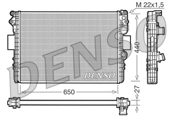 Radiator, racire motor DRM12002 DENSO