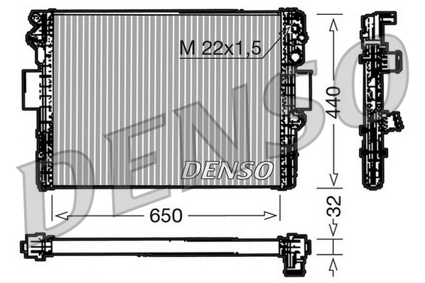 Radiator, racire motor DRM12005 DENSO