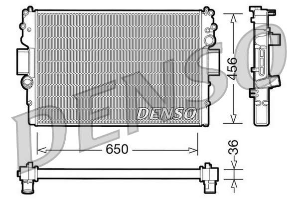 Radiator, racire motor DRM12007 DENSO