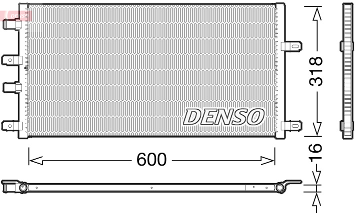 Radiator, racire motor DRM12011 DENSO