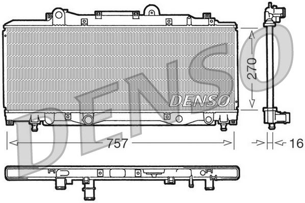 Radiator, racire motor DRM13002 DENSO