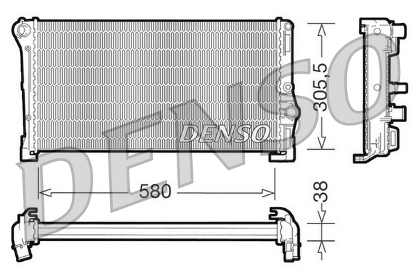 Radiator, racire motor DRM13010 DENSO