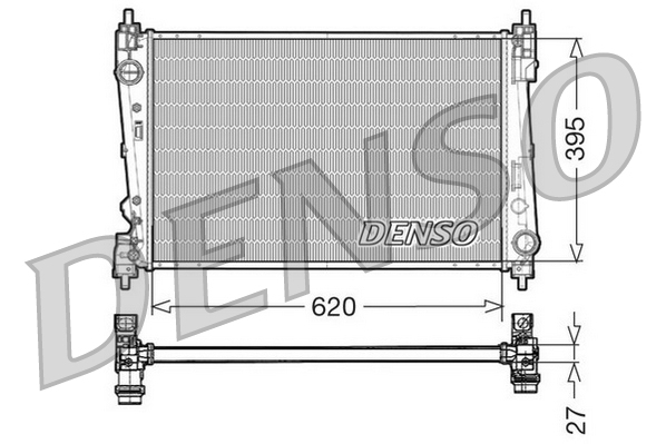 Radiator, racire motor DRM13015 DENSO