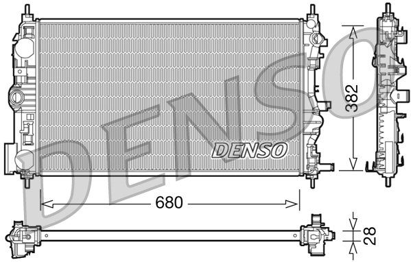 Radiator, racire motor DRM15005 DENSO