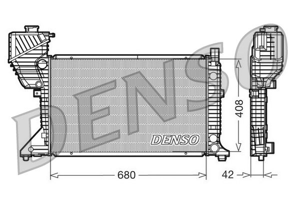 Radiator, racire motor DRM17011 DENSO