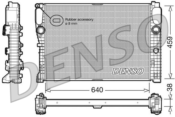 Radiator, racire motor DRM17014 DENSO