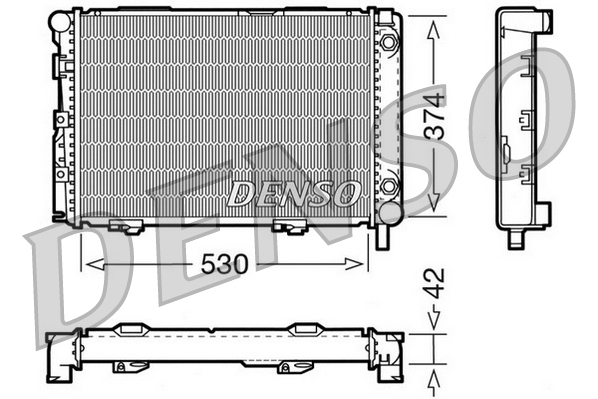 Radiator, racire motor DRM17026 DENSO