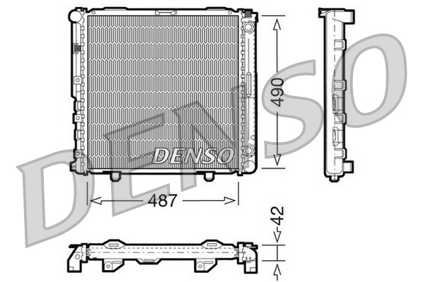 Radiator, racire motor DRM17031 DENSO