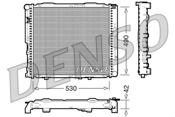 Radiator, racire motor DRM17034 DENSO