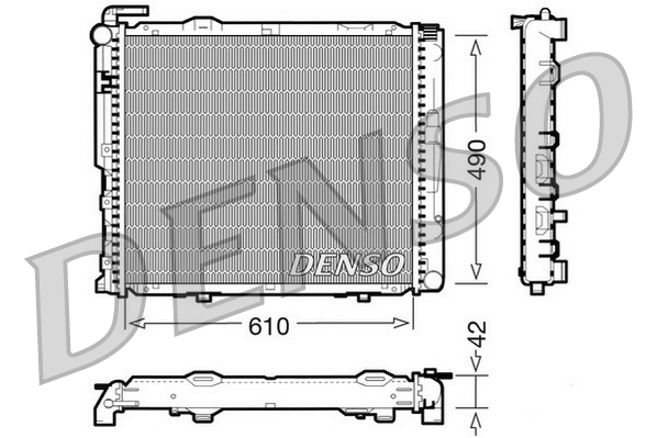 Radiator, racire motor DRM17035 DENSO