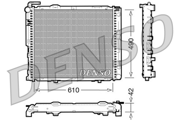 Radiator, racire motor DRM17036 DENSO
