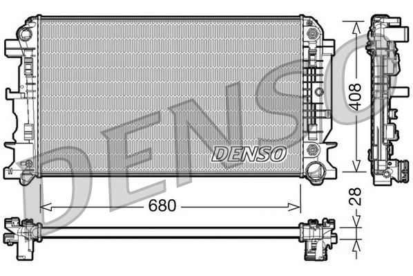 Radiator, racire motor DRM17044 DENSO