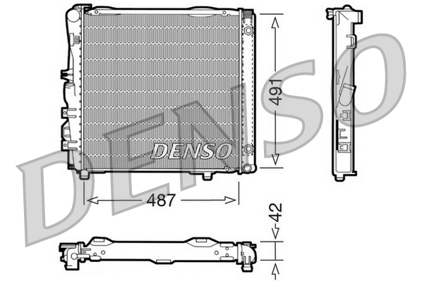 Radiator, racire motor DRM17052 DENSO