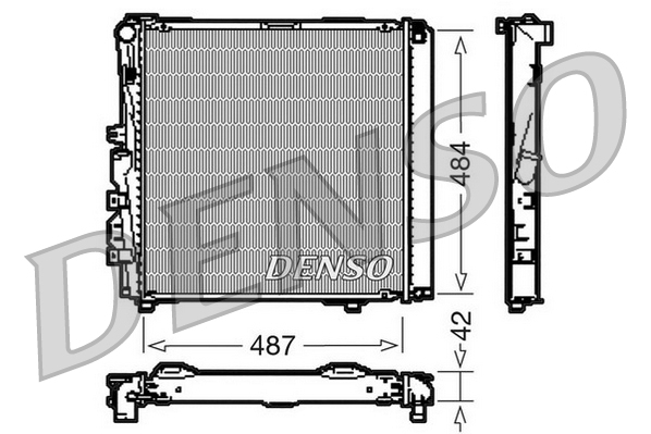 Radiator, racire motor DRM17053 DENSO