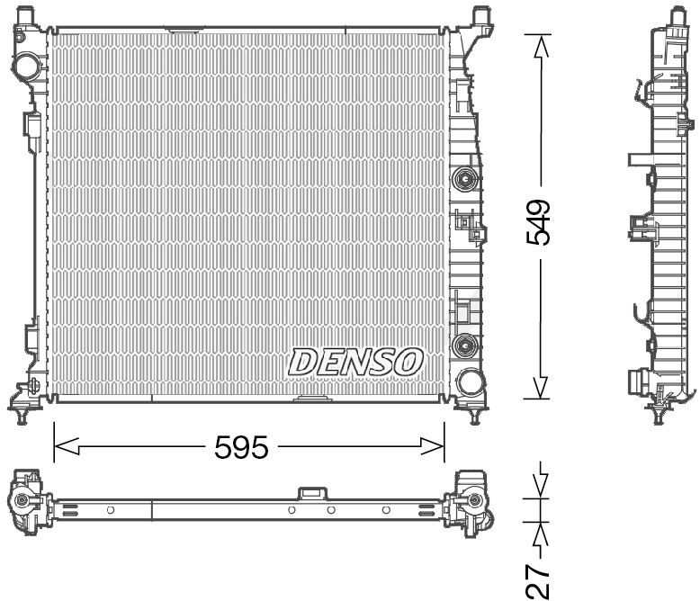 Radiator, racire motor DRM17055 DENSO