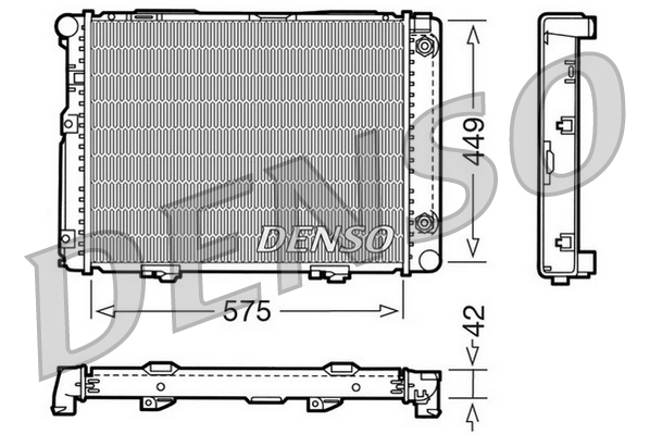 Radiator, racire motor DRM17060 DENSO