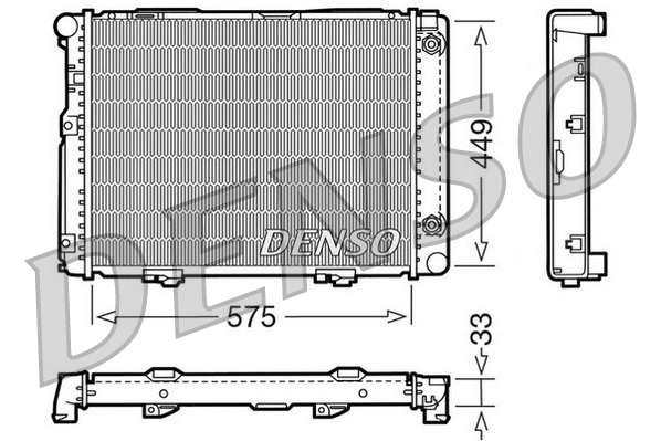 Radiator, racire motor DRM17061 DENSO