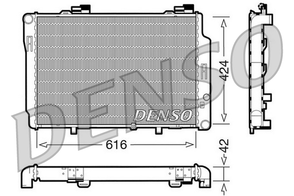 Radiator, racire motor DRM17072 DENSO