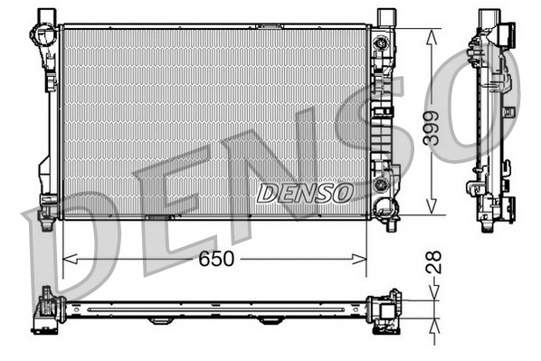 Radiator, racire motor DRM17079 DENSO