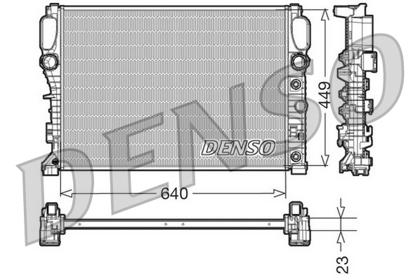 Radiator, racire motor DRM17090 DENSO