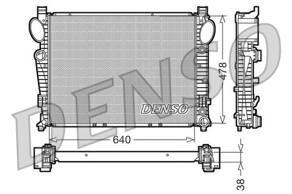 Radiator, racire motor DRM17094 DENSO