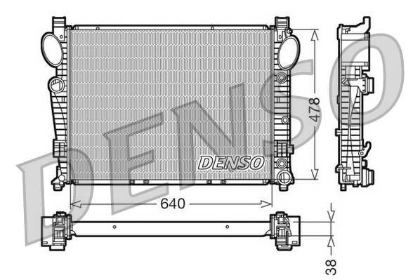 Radiator, racire motor DRM17095 DENSO