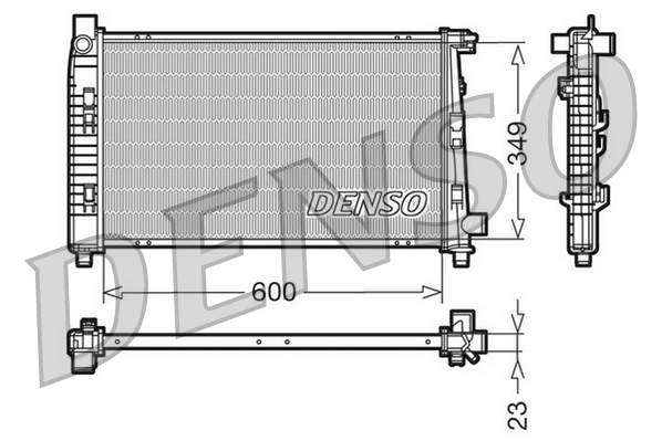 Radiator, racire motor DRM17100 DENSO