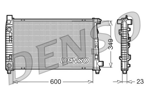 Radiator, racire motor DRM17102 DENSO
