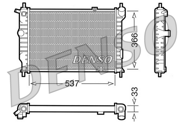 Radiator, racire motor DRM20010 DENSO