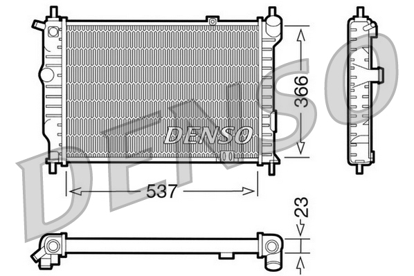 Radiator, racire motor DRM20011 DENSO